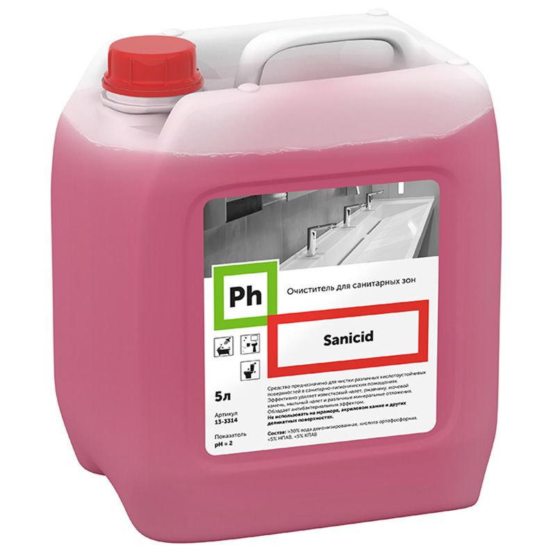 Sanicid Очиститель для санитарных зон в канистре card thumb